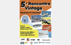 5e Recontre vintage proposée par l'Aéro Club des Cigognes
